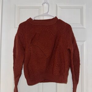 Wilfred Brick Red Crew Neck Sweater